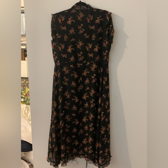 Amaryllis black floral dress - Picture 2 of 2